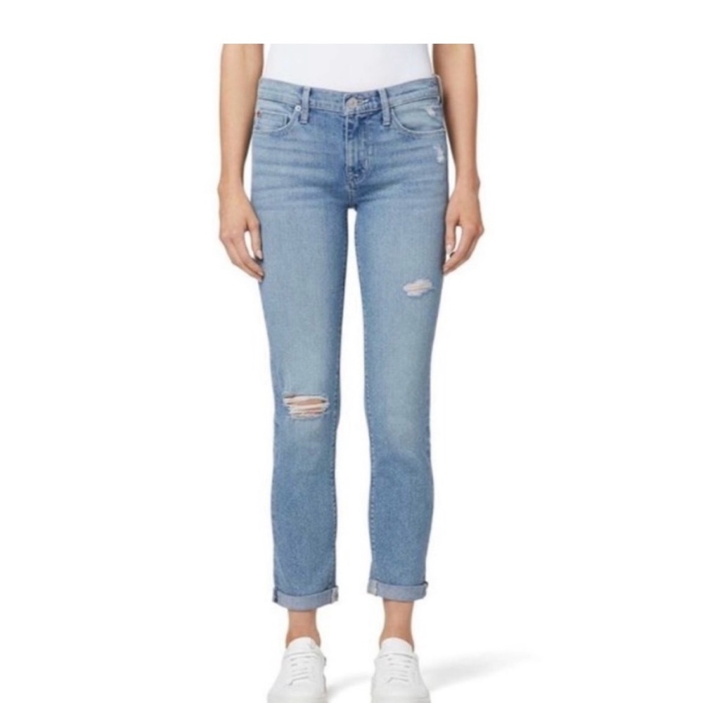 - Hudson Krista Straight Crop Roll Cuff Jeans- size 27 new with tags